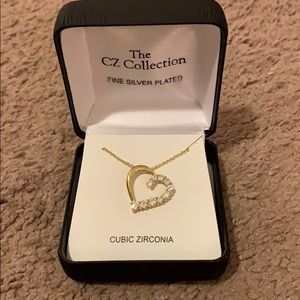 The CZ Collection Heart Necklace